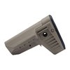 The BCMGUNFIGHTER SOPMOD Mod 1 stock offers enhanced cheek weld, snag-free design, ambidextrous sling mounts, and a storage compartment for optimal performance.