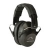 Lightweight and compact, Walkers Pro Low-Profile Folding Muffs provide 22 dB noise reduction, PVC padding for comfort, and easily fold for storage in your range bag.