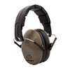 Walkers Pro Low-Profile Folding Muffs are lightweight, compact, and offer 22dB noise reduction, perfect for range bags and all-day comfort.