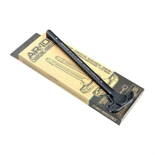 Upgrade your AR10 with the STRIKE INDUSTRIES ARCH Charging Handle 308, featuring durable 7075 T-6 construction, ergonomic design, and gas-busting capabilities.