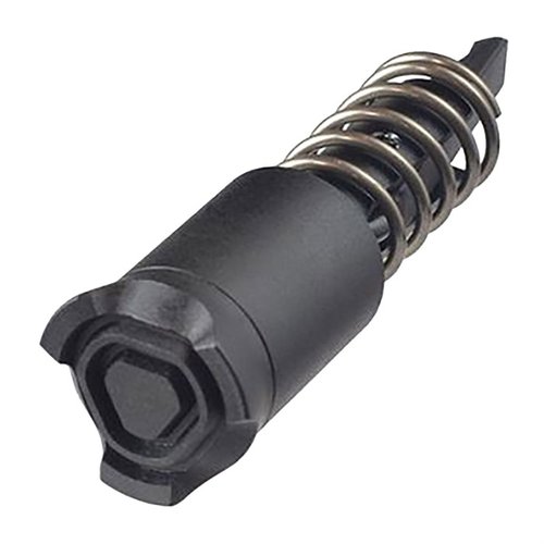 The Strike Industries Lightweight Low Profile Forward Assist offers a durable tool steel pawl and lightweight aluminum plunger, ensuring functionality and weight savings.