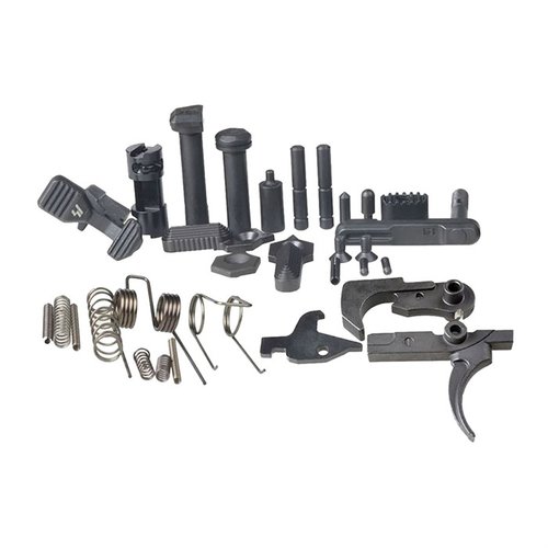 Upgrade your AR15 with the Strike Industries Enhanced Lower Receiver Parts Kit, featuring a smooth fire control group for a crisp 4.5-5.5 lb trigger pull.