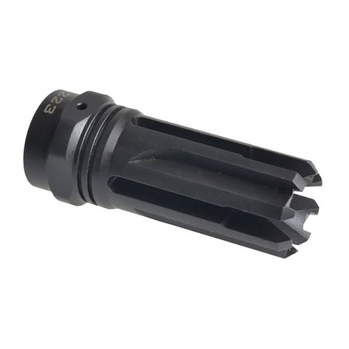 The SI VENOM Flash Hider nearly eliminates muzzle flash, preserving night vision for faster follow-up shots and improved situational awareness, with no rifle modifications needed.