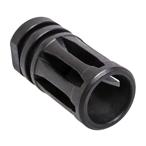 Enhance your AR-15 with the CMMG A2 Compensator, featuring a durable steel construction, sleek black finish, and compatibility with 1/2-28 threaded muzzles.