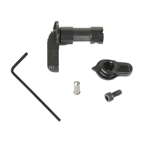 Upgrade your AR-15 with the Geissele Posi-Lock Ambidextrous Safety for a tactile 'Click!', easy access for both hands, and durable stainless-steel construction.