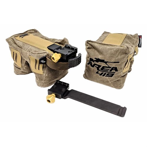 The RailChanger Kit offers adjustable support with a Pint-Sized Game Changer, ensuring stability and versatility for your rifle in various shooting positions.