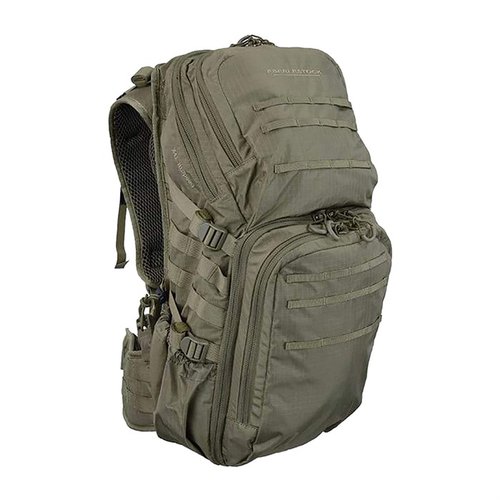 The EBERLESTOCK HiSpeed II Backpack offers a close-to-body fit, full compressibility, MOLLE compatibility, and multiple storage options for optimal organization.