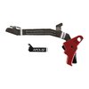Upgrade your Glock Slimline with the Apex Action Enhancement Trigger Kit for smoother pull, reduced travel, and a crisp break at 5.5 lbs, preserving safety features.