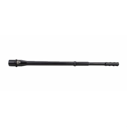 Experience unmatched versatility with Faxon's 16" 5.56 Gunner Barrel featuring an integral muzzle device, blending durability and lightweight maneuverability.
