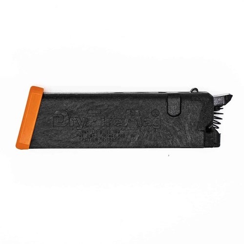 The DryFireMag G9 allows for realistic dry fire practice with trigger reset, adjustable weights, and no modifications needed, fitting various Glock models.