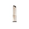 The Elite Tactical Systems Group 19-RD 9MM magazine for Glock® 43X/48 offers extreme impact resistance, easy disassembly, and a translucent body for ammo visibility.