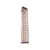 The 10MM Magazine for Glock® offers 30-round capacity, extreme impact resistance, easy disassembly, and a translucent body for ammo visibility, backed by a lifetime warranty.