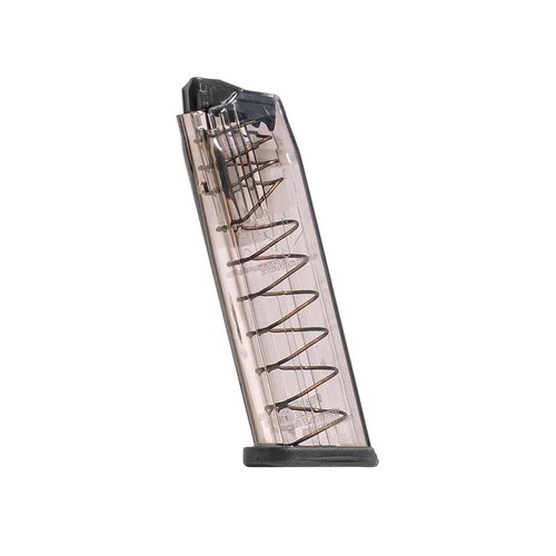 The Elite Tactical Systems Group VP9 Magazine offers a flush fit, extreme impact resistance, and a translucent body for ammo visibility, available in various capacities.