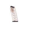 The SIG SAUER 320 Compact 15-RD magazine offers extreme impact resistance, easy disassembly, and a translucent body for ammo visibility, backed by a lifetime warranty.
