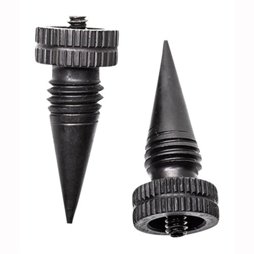 Upgrade your bipod with ACCU-TAC G2 BIPOD SPIKES for superior traction on soft surfaces, quick screw-on design, and durable black oxide finish.
