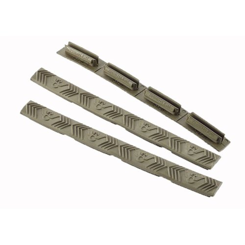 Enhance grip with Wilson Combat M-LOK Rail Covers; chemical and heat resistant, low profile, and non-slip texture. Comes in a convenient 3-pack.