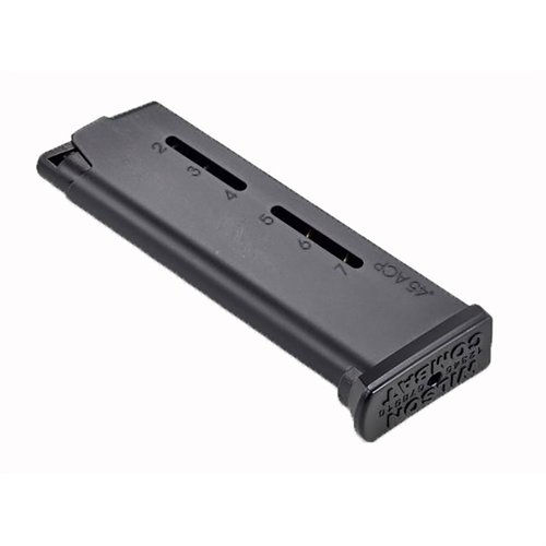 .45ACP Wilson Combat 1911 Elite Tactical Magazines offer unmatched reliability, corrosion resistance, and smooth operation for combat and competition shooters.