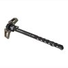 The Radian Weapons Raptor-SD Charging Handle features a ported shaft for gas redirect, ambidextrous design for quick operation, and is crafted from durable 7075-T6 aluminum.