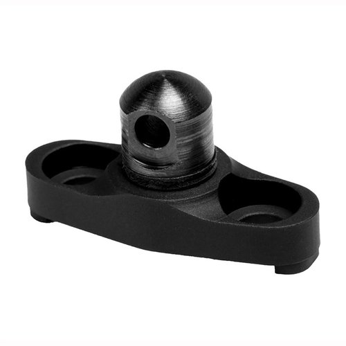 The GROVTEC US M-LOK to Sling Stud Adapter features durable 6061 Aluminum construction, a Type III Hard Anodize finish, and fits locking swivels for versatile mounting.