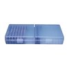 The MTM Case-Gard Flip Top Pistol Ammo Box holds 200 rounds, is stackable, scuff-resistant, and features a durable Snap-Lok latch for secure storage.