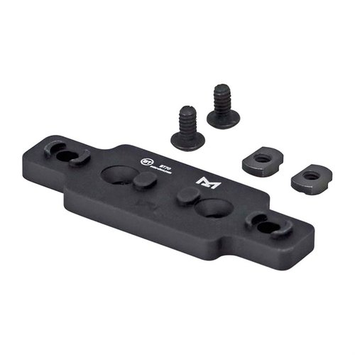The ACCU-SHOT M-LOK Adapter for Atlas Bipods securely connects NC-designated Atlas bipods to M-LOK systems, crafted from durable 6061-T6 aluminum.