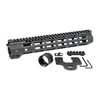 Enhance your AR-15 with the Midwest Industries Combat M-LOK Handguard, featuring a free-float design, seven M-LOK points, and a continuous Picatinny rail.