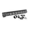 The Midwest Industries Combat M-LOK Handguard offers a free-float design with seven M-LOK points, a continuous Picatinny rail, and durable aluminum construction.