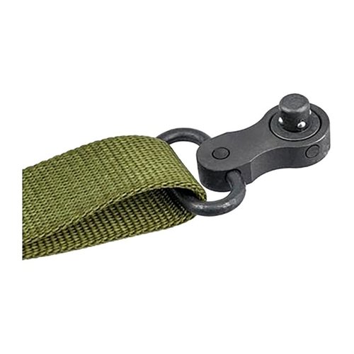 Enhance rifle maneuverability with the Tech Ten Tactical Swinger™ Sling Mount, featuring 220-degree pivoting, QD attachment, and durable cold rolled steel construction.