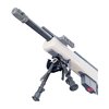 The Badger Ordnance Low Profile Enhanced Bipod Kit features a 6"-9" Harris BRM-S bipod, a secure Picatinny or M-LOK mount, and internal leg buttons for enhanced stability.