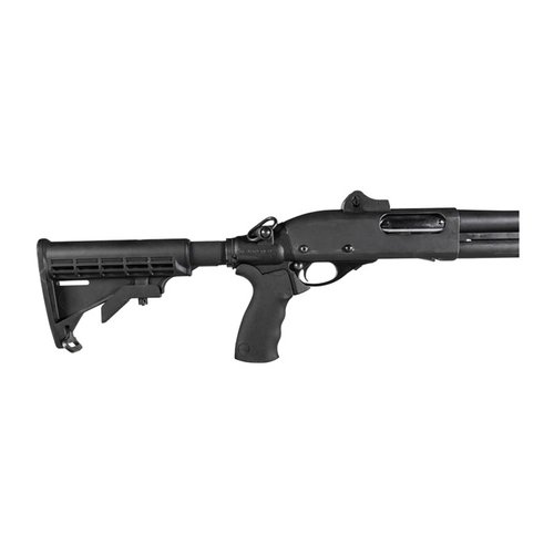 Transform your Remington 870 with the LEO Gen II Telescoping Stock Kit, featuring adjustable length-of-pull, AR-15 compatibility, and enhanced recoil control.