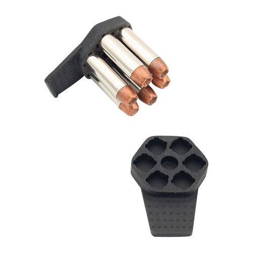 The ZETA6 K-CLIP 6 Shot Speedloader quickly loads six cartridges into K-frame and D-frame revolvers, offering a compact, flexible design for EDC carry.