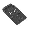 The V4 MIL/LEO Glock Optic Mounting Plate offers durable 6061 aluminum construction, secure Torx screws, and RSF compatibility for optimal red-dot sight integration.
