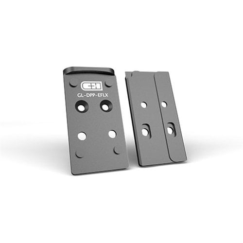 The C&H Precision V4 MIL/LEO Optic Mounting Plate offers durable 6061 aluminum construction, secure Torx screws, and compatibility with popular red-dot optics for Glock MOS.