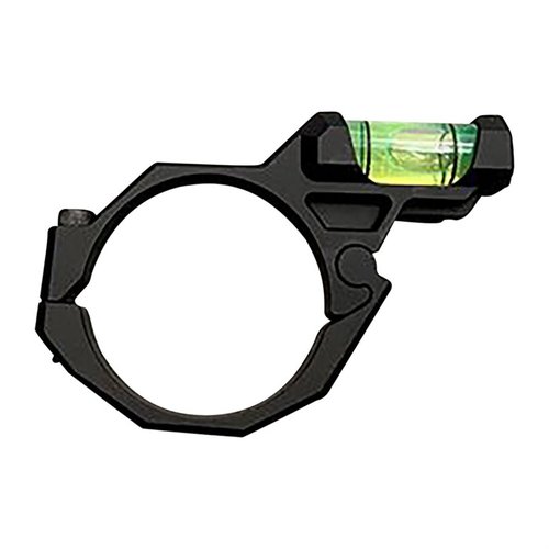 The HALOX Scope Level features ultra-light 7075-T6 aluminum, Vial-Bridge™ for enhanced visibility, and Jaw-Bone™ for easy installation, perfect for precision shooting.