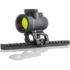 The SCALARWORKS Trijicon MRO LEAP Mount offers a lightweight, robust design with a ball-detent mechanism for zero retention, ensuring reliability under heavy recoil.