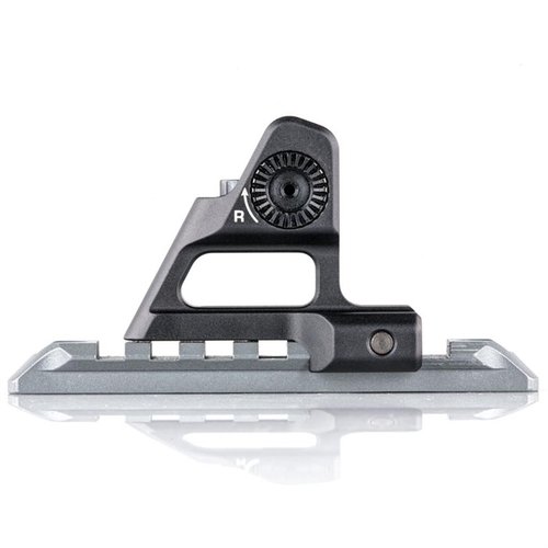 Experience modern upgrades with Scalarworks Peak Iron Sights, featuring a 15" sight radius, 7075 T6 aluminum, and ideal height for backup optics.