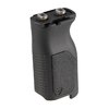 The Strike Industries AR-15 Angled Grip offers an 86° angle, built-in cable management, enhanced stability, and textured surfaces for improved control and manipulation.