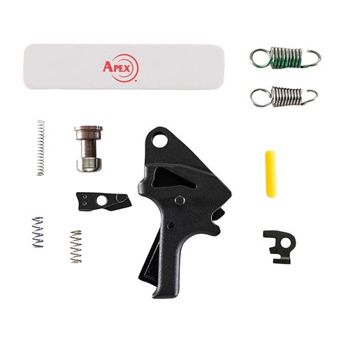 Enhance your M&P M2.0 with the Apex Forward Set Trigger Kit for a smoother pull, reduced travel by 40%, and a crisp break, all with drop-in ease.