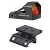 SWAMPFOX OPTICS REBEL RISER DOT SIGHT MOUNT & JUSTICE RED DOT BLACK