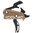 RISE ARMAMENT AR-15 ICONIC TRIGGER DROP-IN TWO STAGE 3LBS FDE