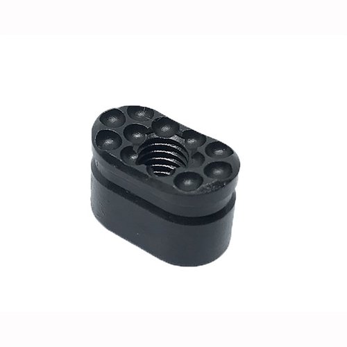 Upgrade your AR-15 with the EMR-H enhanced magazine release button, featuring a curved, dimpled surface for improved grip and minimal protrusion for seamless operation.