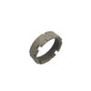 The Forward Controls Design AR-15 Billet Castle Nut features improved staking notches for secure installation, crafted from durable 4140 PH steel, proudly made in the USA.