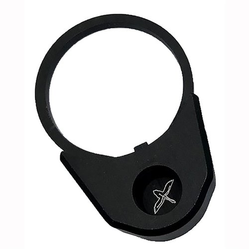 Upgrade your AR-15 with the FCD End Plate featuring 3 QD sling swivel sockets, robust steel construction, and a sleek DLC finish for durability and functionality.