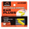 Walkers Corded Foam Ear Plugs offer 32 dB sound reduction, a 24-inch cord for convenience, and ensure you won't lose them during shooting sessions.