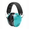 WALKERS GAME EAR PASSIVE EAR MUFF W/ EMBOSSED HEADBAND AQUA BLUE