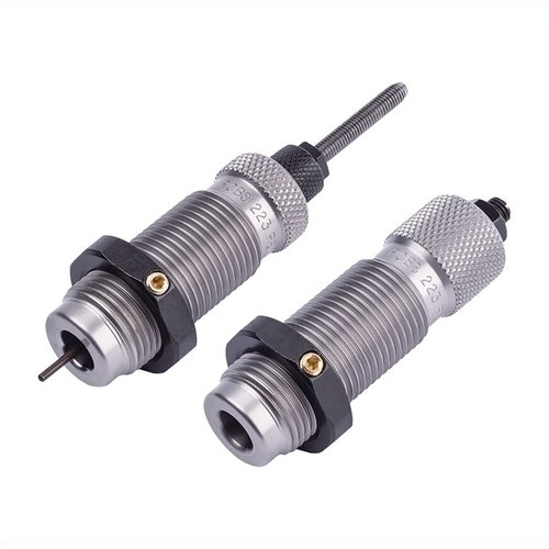 The RCBS 6.5MM Grendel Full Length Die Set provides precision sizing and bullet seating with adjustable crimping, essential for reliable reloading performance.