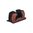 EDGEWOOD SHOOTING BAGS EDGEBAG STD FRONT REST 2-1/4" HUNTER W/REINFORCED TOP BLK