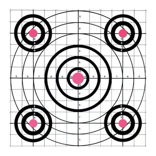 Enhance your shooting precision with Champion Targets' bright fluorescent bullseyes, built-in record-keeping, and durable paper for rifles, pistols, and airguns.