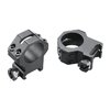 The WEAVER 30mm Four Hole Skeleton Rings offer maximum clamping power with no-strip Torx screws, precision machined from lightweight 6061 T6 aluminum for durability.