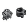 Weaver's Six-Hole Picatinny Rings offer max security with six screws, improved crossbolt design, Type III anodized finish, and no-strip Torx screws for Tactical Precision rifles.